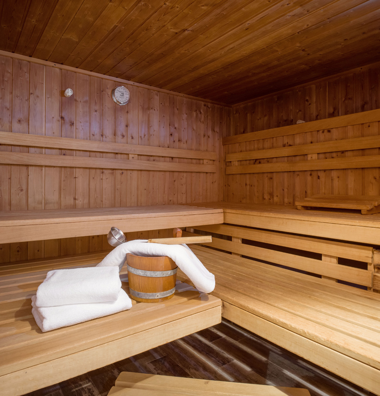 Finnische Sauna im Gletscher Aktiv Hotel in Hintertux Tux am Hintertuxer Gletscher