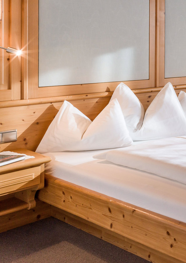 Kopfkissen im Doppelzimmer Klassik vom Gletscher Aktiv Hotel in Hintertux Tux am Hintertuxer Gletscher